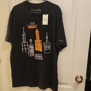 Coach Empire Skyline Graphic Tee - Black and Orange
